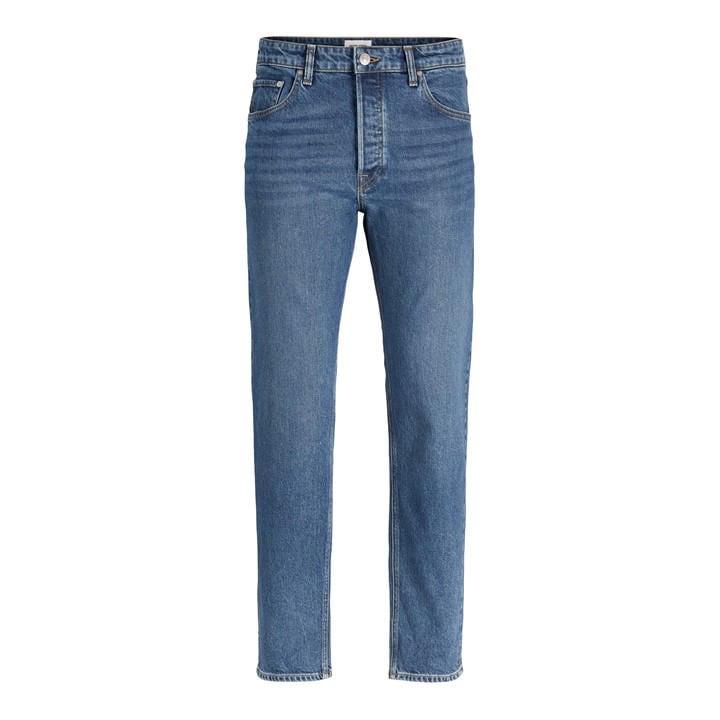 Jack And Jones Men's Blue Classic Straight Jeans Small