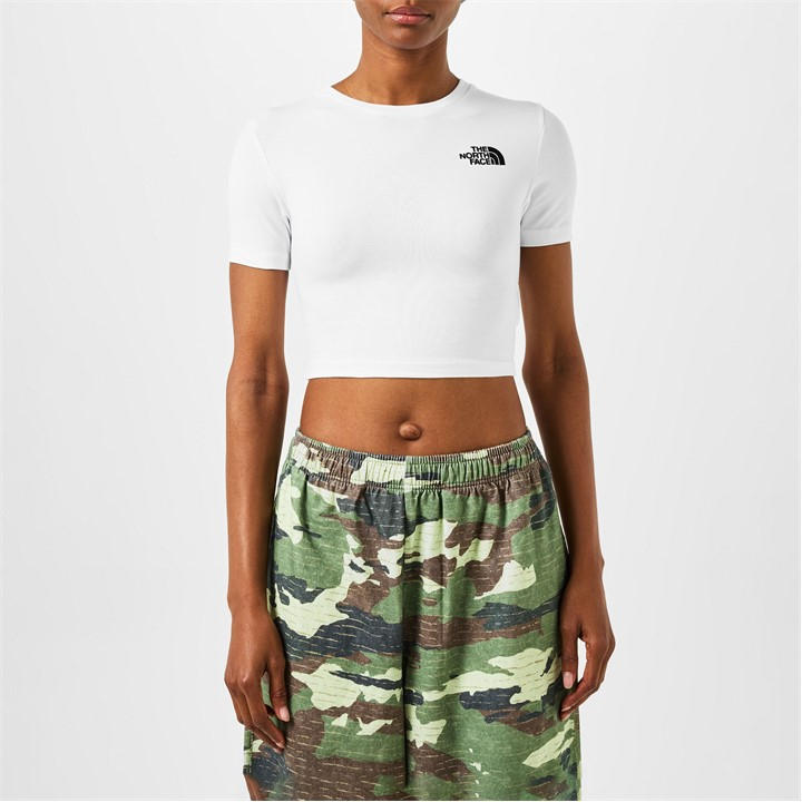 THE NORTH FACE WOMEN'S SIMPLE DOME CROP T-SHI