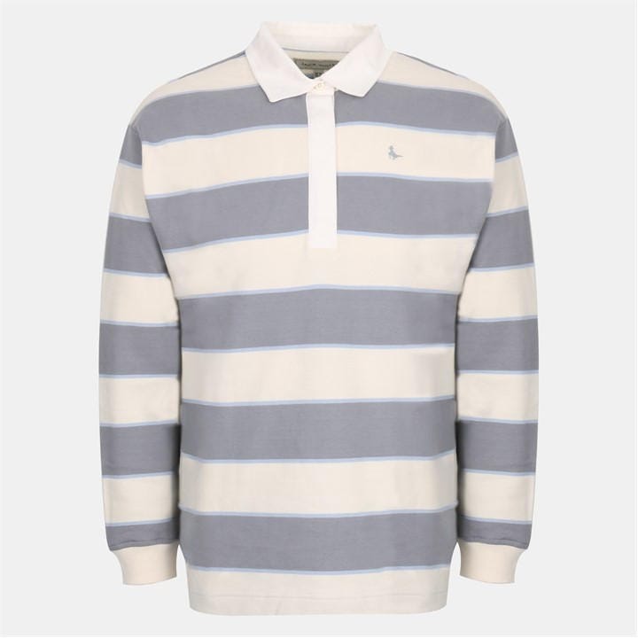 Jack Wills Women's Blue Rugby Shirt Ld54