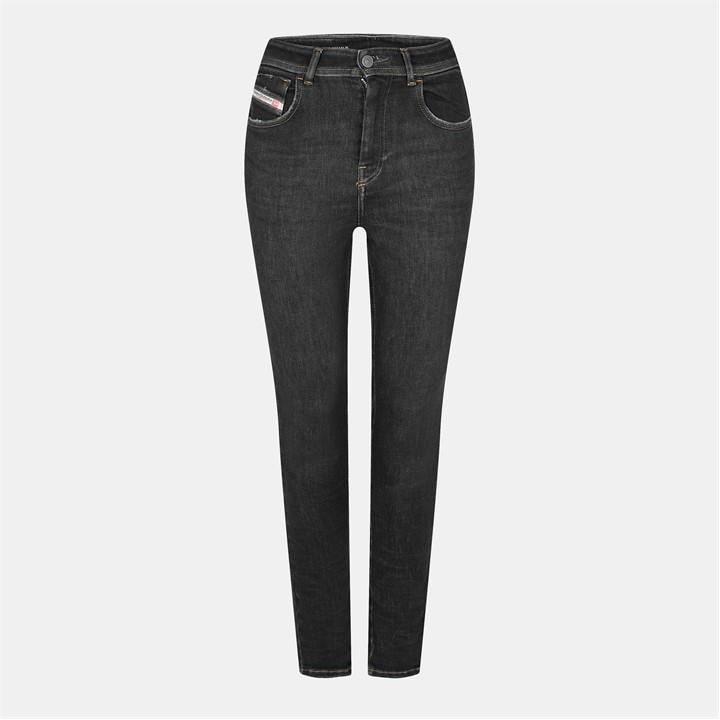 Diesel Women's Black Super Skinny 1984 Slandy-High Jeans Size 28 R