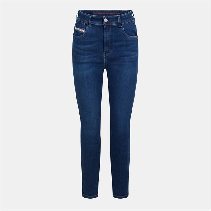 Diesel Women's Blue Super Skinny 1984 Slandy-High Jeans 27 L32