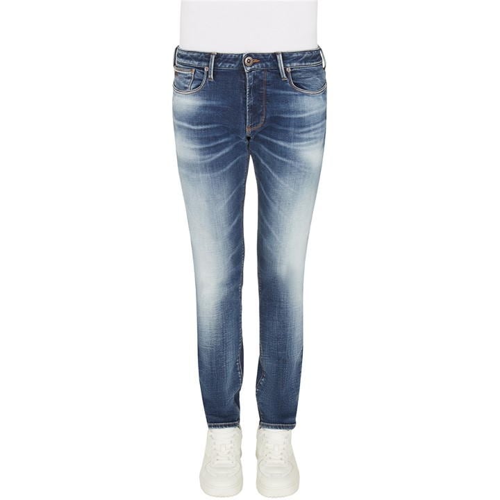 Emporio Armani Men's Blue J06 Slim Jeans Size 36 R