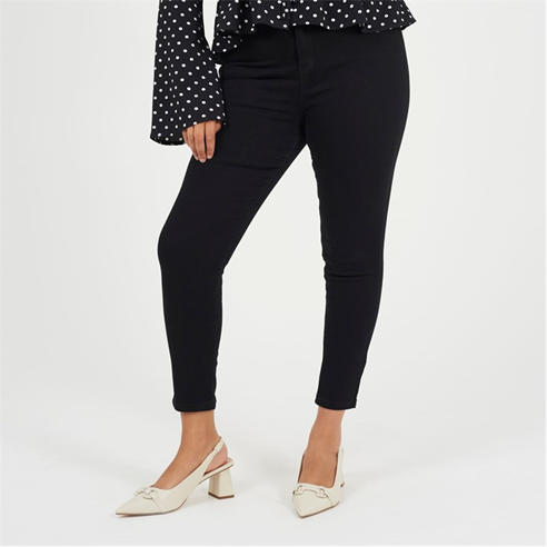 Brave Soul - Womens Plus Size Mid Rise Skinny Jean