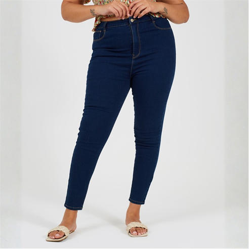 Brave Soul - Womens Plus Size Mid Rise Skinny Jean