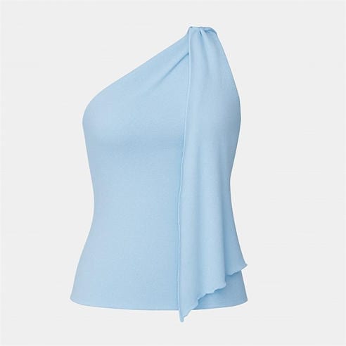 I Saw It First - One Shoulder Drape Top