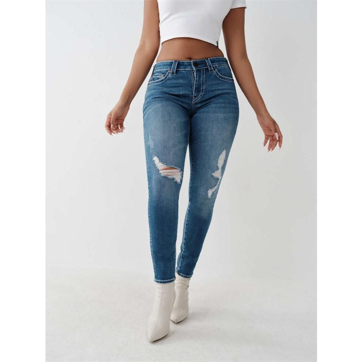 TRUE RELIGION HALLE SKINNY JEANS WOMENS