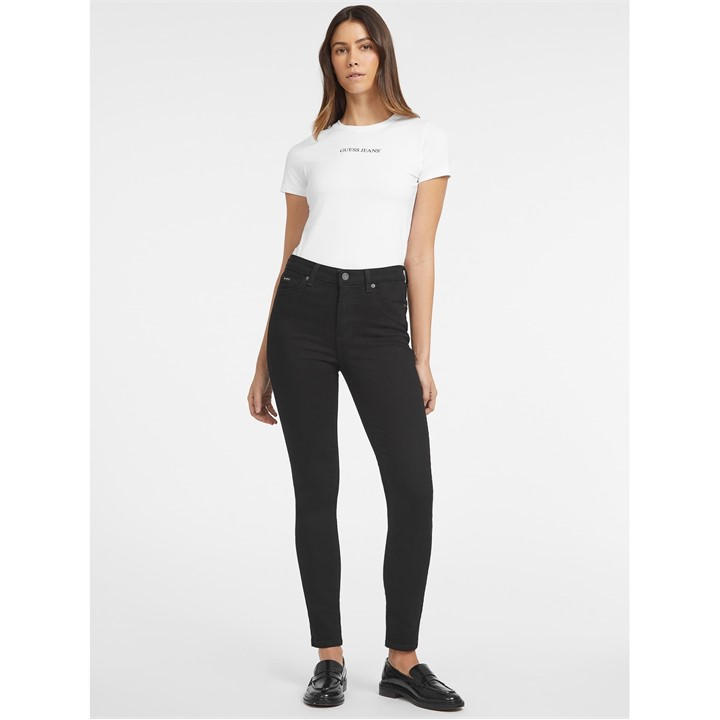 GJ Black Overdy - Guess - High Rise Skinny Jeans