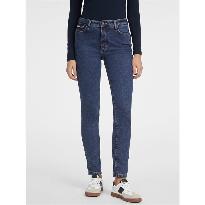 GJ Med Wash - Guess - High Rise Skinny Jeans