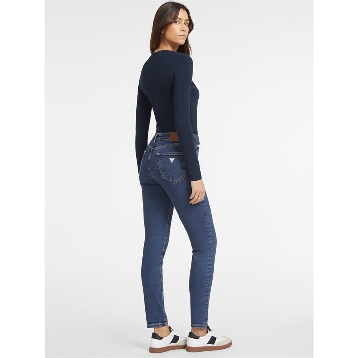GJ Med Wash - Guess - High Rise Skinny Jeans