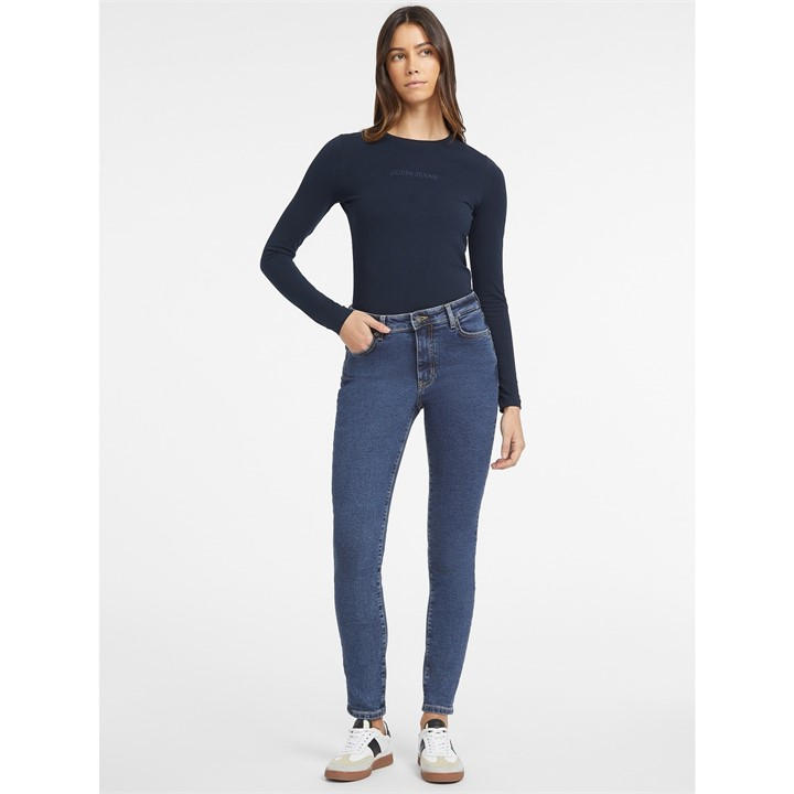 GJ Med Wash - Guess - High Rise Skinny Jeans