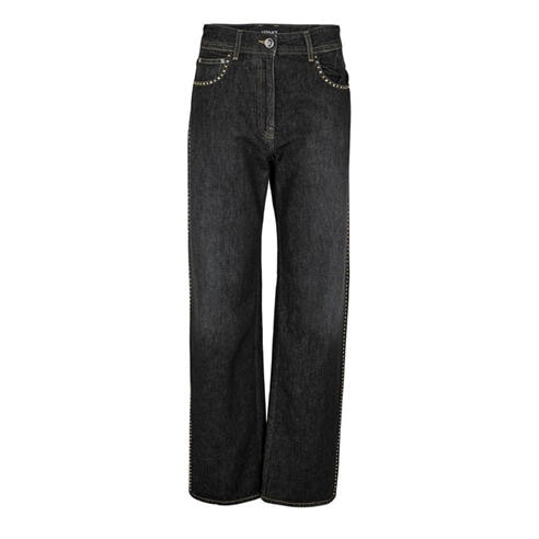 VERSACE - Womens  Embellished High-Rise Jeans