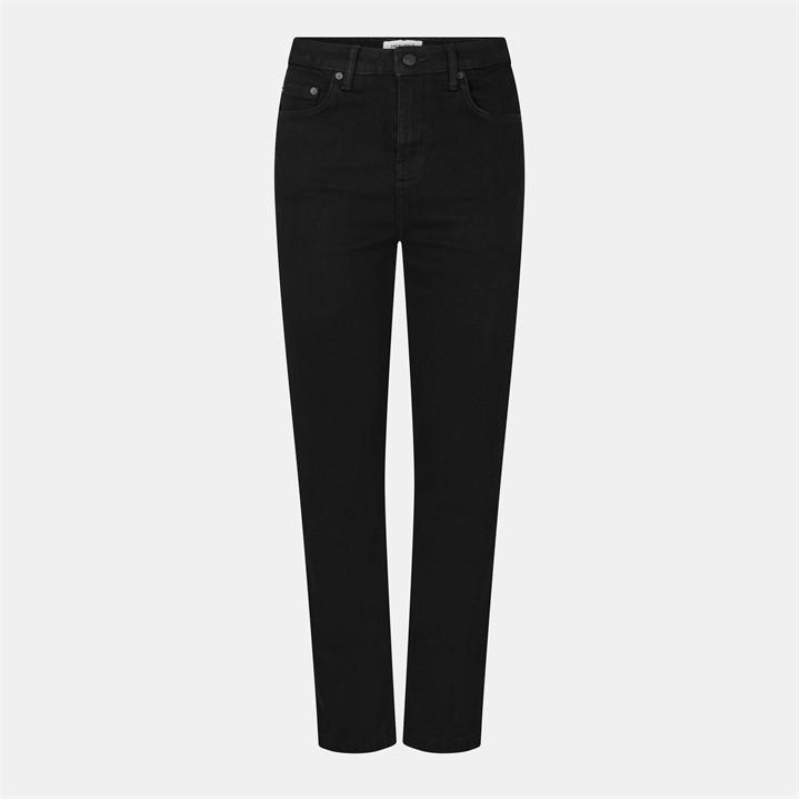 Jack Wills Women's Black Stella High Rise Slim Jeans Size 32 R