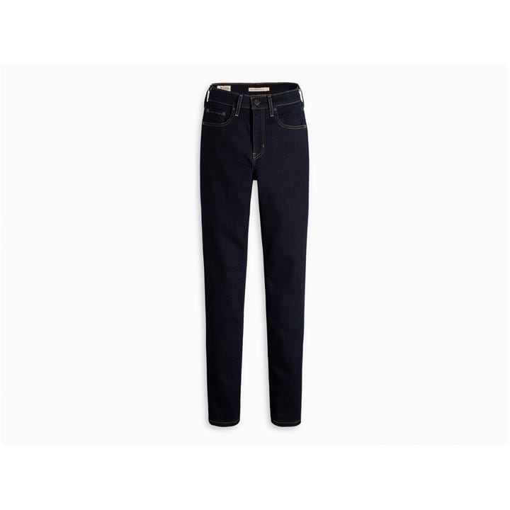 Levis Women's Blue 724 High Rise Straight Jeans 30 L30