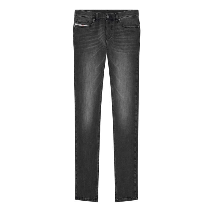 Diesel Men's Grey D Luster Slim Jeans Small