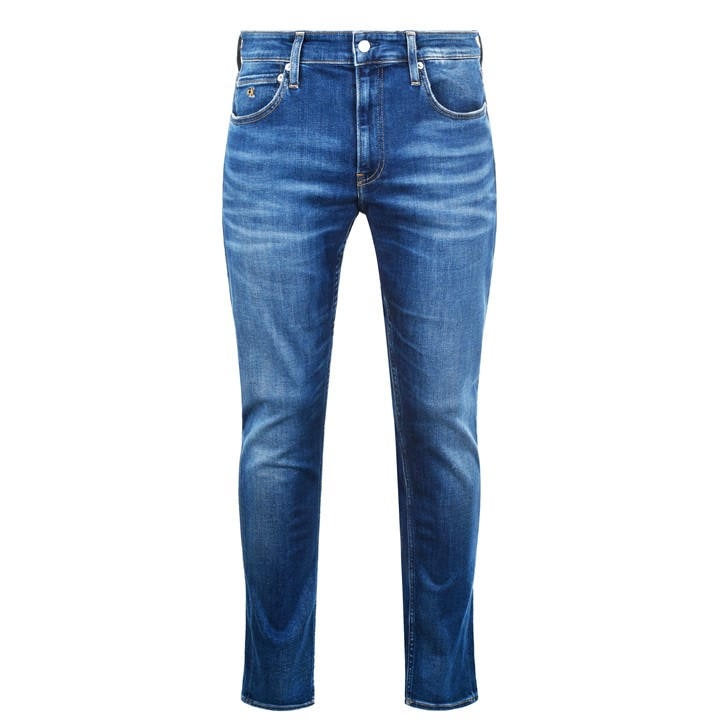 Calvin Klein Jeans Men's Blue Slim Jeans Large