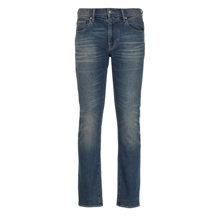 Armani Exchange Men's Blue J13 Slim Jeans Large