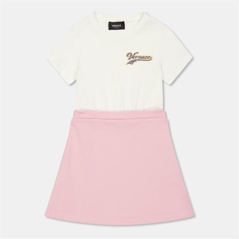 VERSACE - Kids' Logo Mini Dress