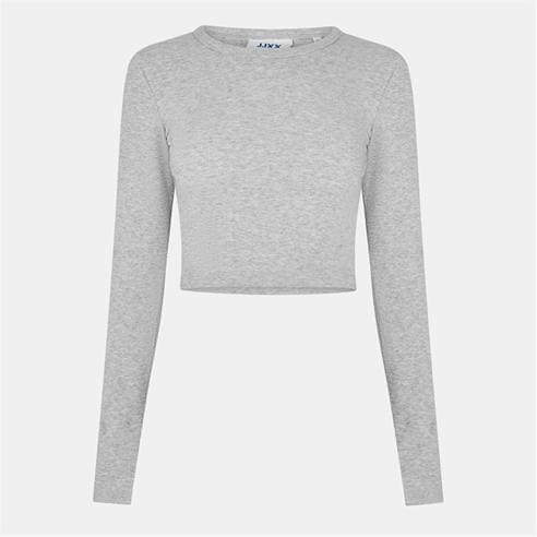 JJXX - Women's Feline Long-Sleeve Crop Top