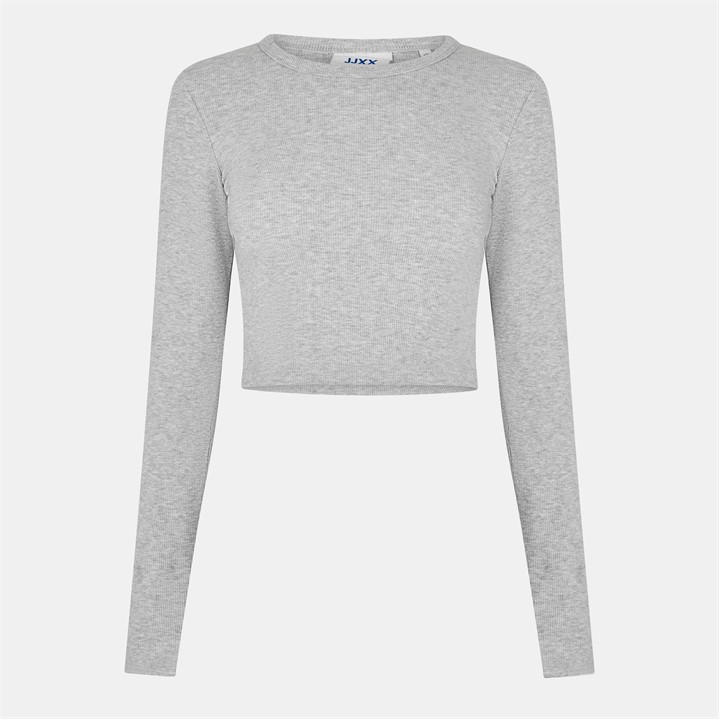 Incense - JJXX - Women's Feline Long-Sleeve Crop Top