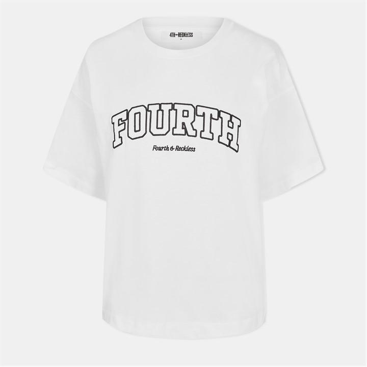 Washed Black - 4TH AND RECKLESS - Women's Regular Fit T-Shirt