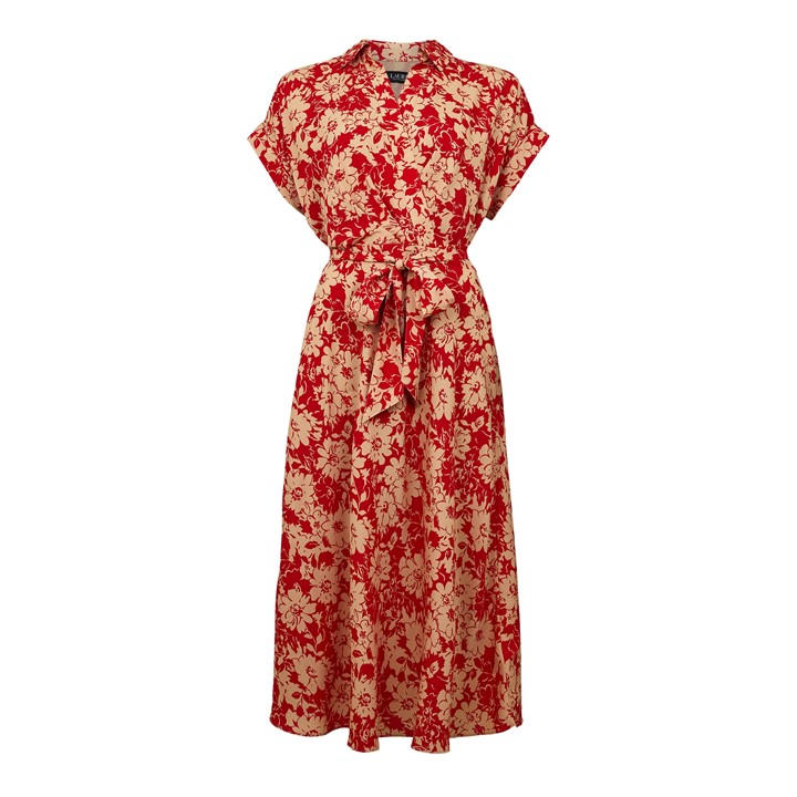 Lauren by Ralph Lauren Women's Wrap Dress - Red