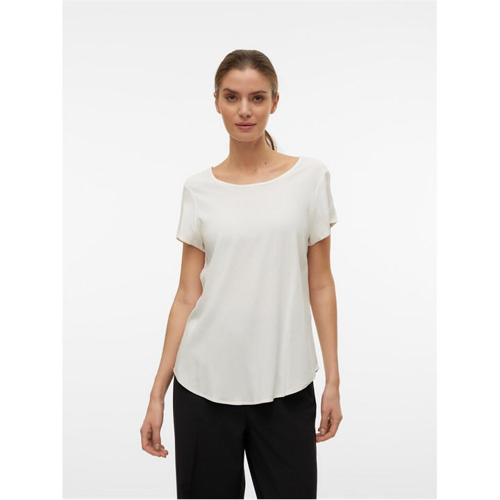 Vero Moda Bella Ss Top Ld00 In White