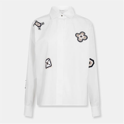 MAX MARA - Women's Shock Long Sleeve Oxford Shirt