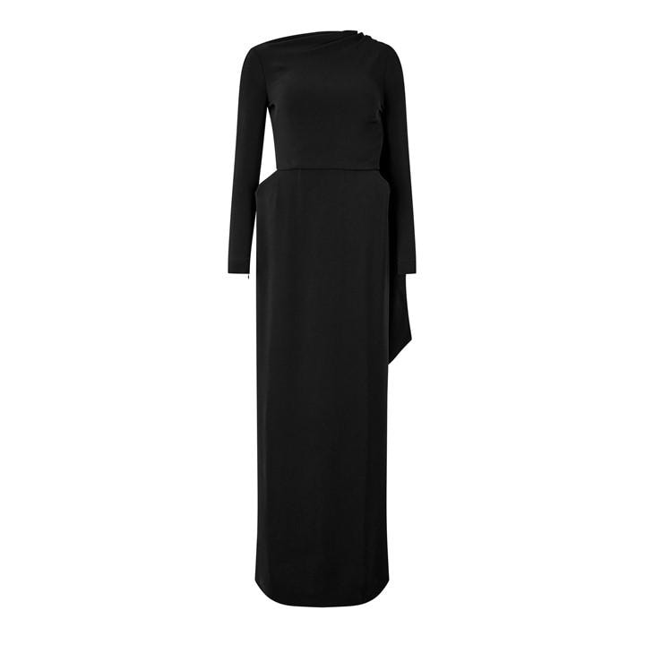 BALENCIAGA Cape Gown - Black