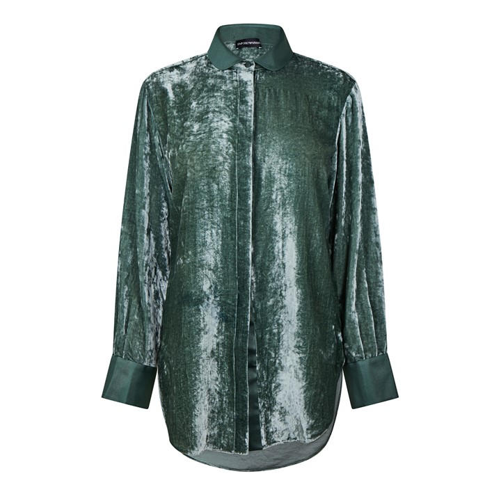 EMPORIO ARMANI VELVET SHIRT