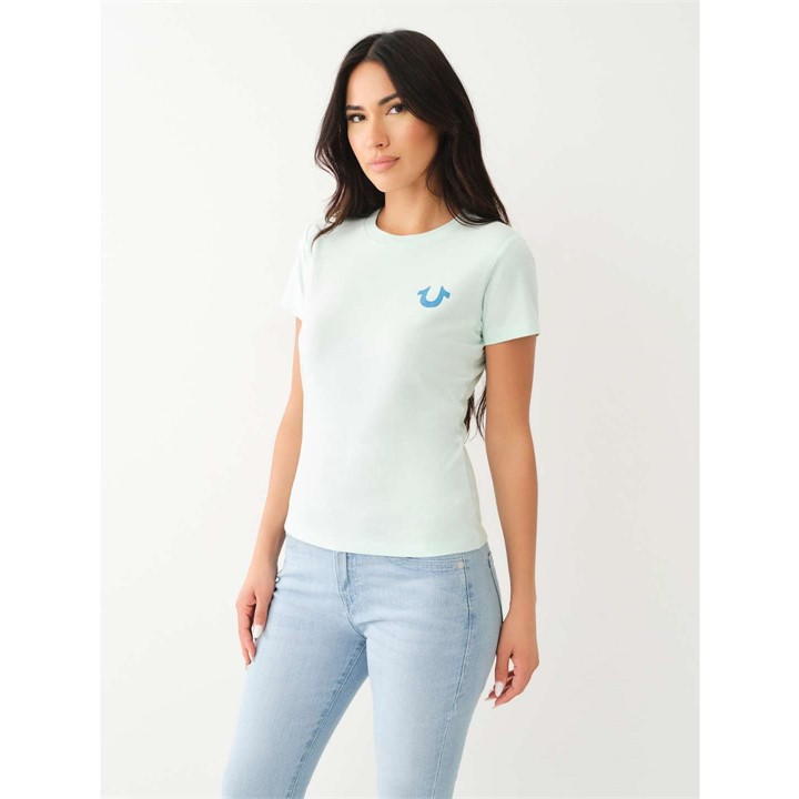 TRUE RELIGION HORSESHOE T-SHIRT WOMENS