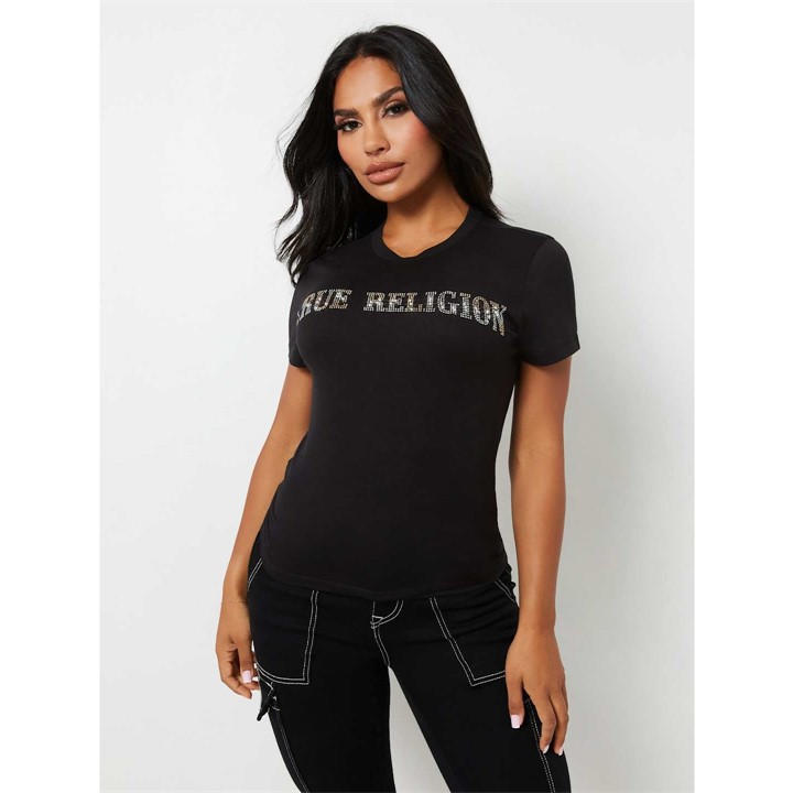 TRUE RELIGION WO ARCH CREW T-SHIRT WOMENS
