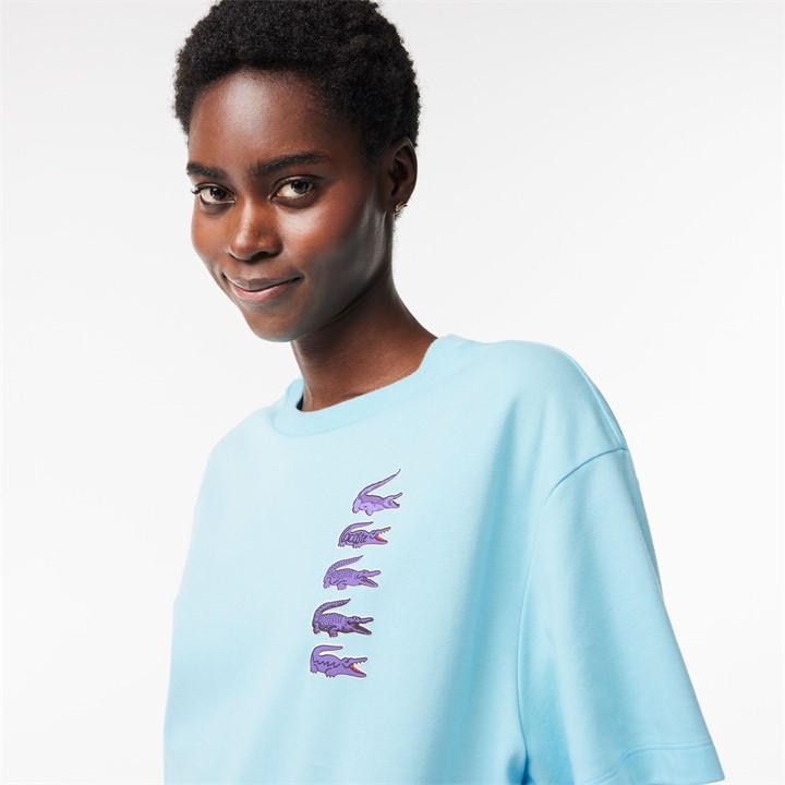 croc cotton jersey tee main image 1