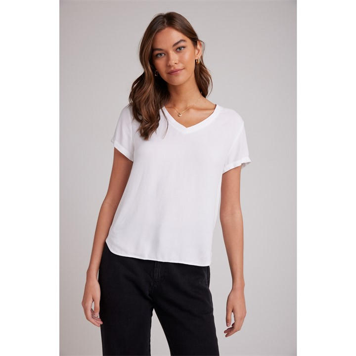 Bella Dahl V Neck Ts In White