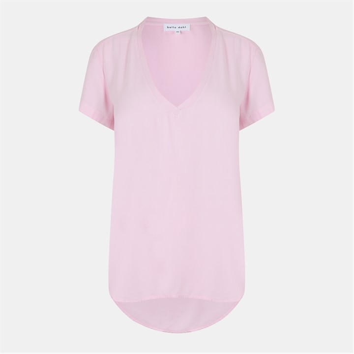 Bella Dahl V Neck Ts In Pink