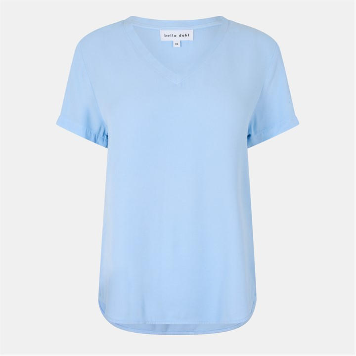 Bella Dahl V Neck Ts In Blue