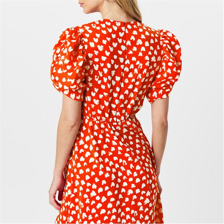 ax paris red leopard print dress Red Leopard Printed Maxi Dress AX Paris