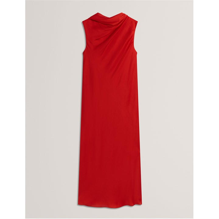 Ted Baker Ted Tie Midi Dress Ld54 - Orange