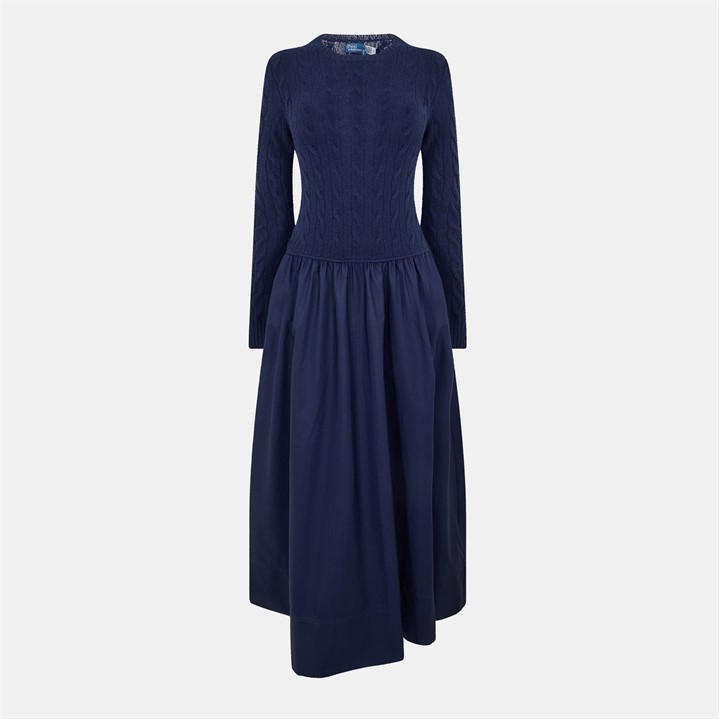 POLO RALPH LAUREN Women's Cable A-Line Dress - Blue