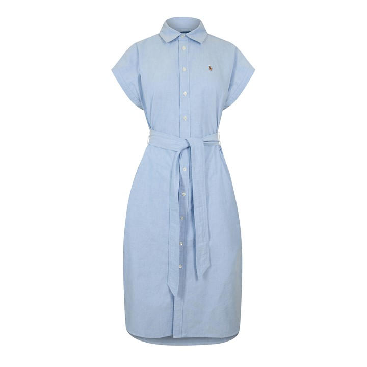 POLO RALPH LAUREN Womens Shirt Dress - Blue