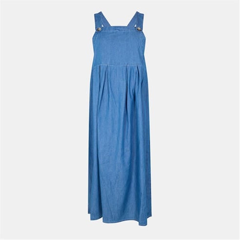 Mamalicious - Women's Mama Denim Pinafore Dress