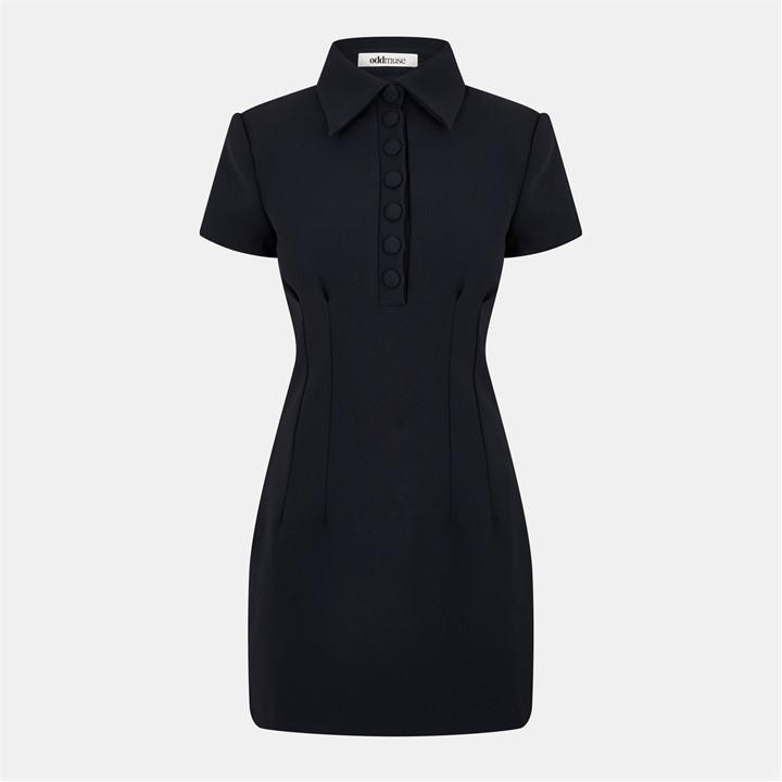 ODD MUSE THE ULTIMATE MUSE COLLARED MINI DRESS