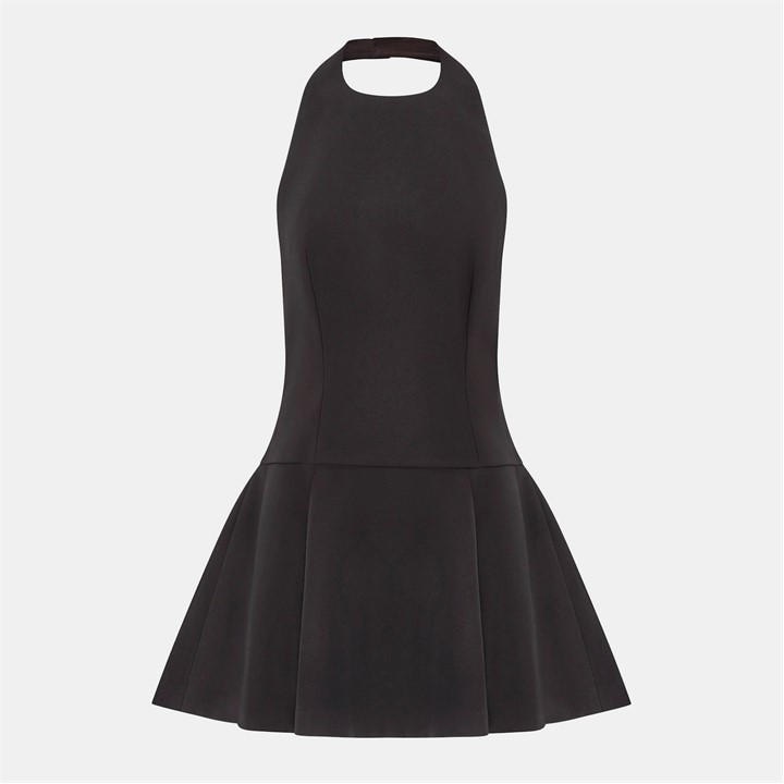 Odd Muse Women's Black The Ultimate Muse Dropped Hem Mini Dress