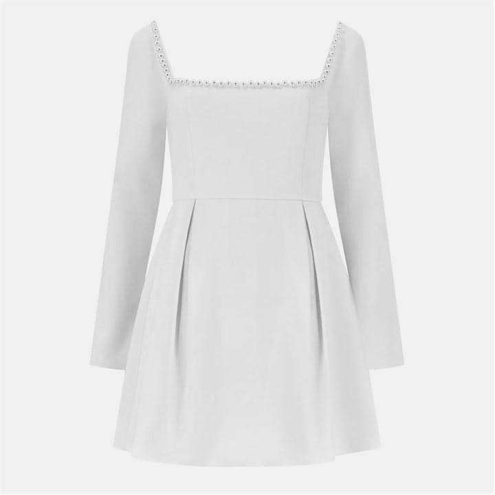 Odd Muse Tall The Ultimate Muse Pearl Dress In White