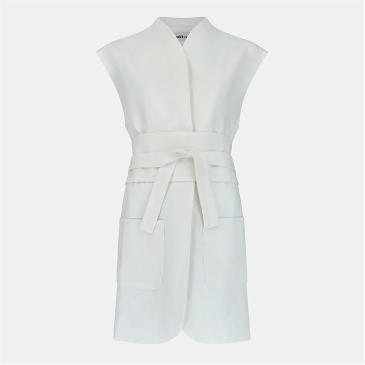 Odd Muse M The Ultimate Muse Sleeveless Dress With Additional Belts In White