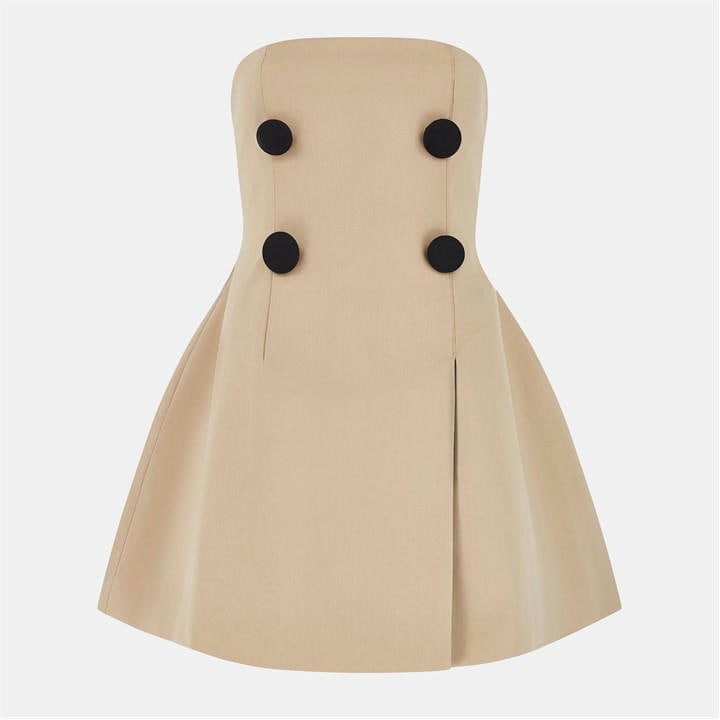 Odd Muse M The Ultimate Muse Trench Mini Dress In Brown