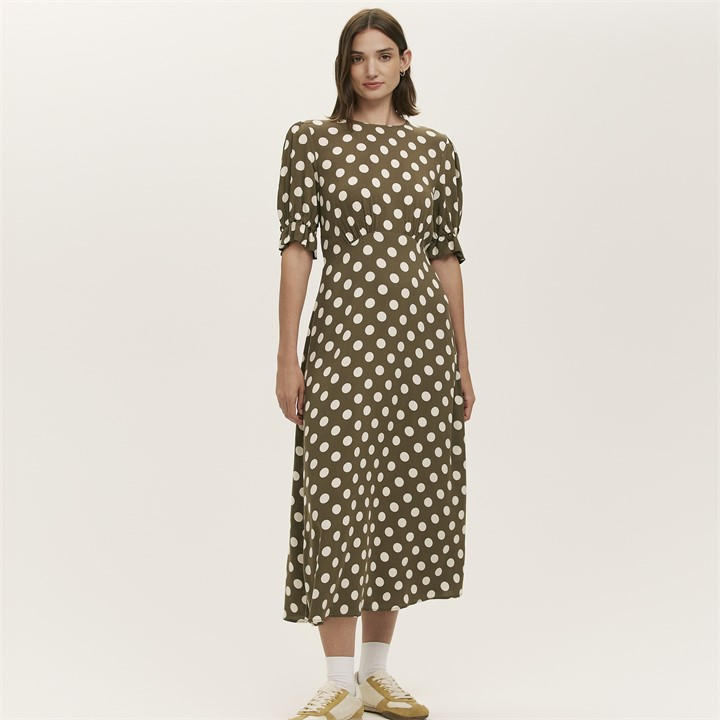 Finery Mela Dress Ld61 In Green