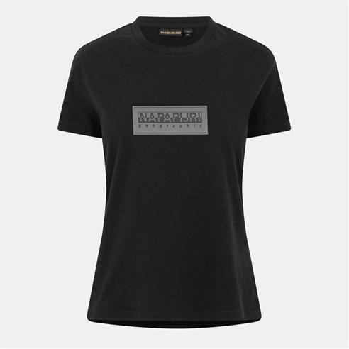 NAPAPIJRI - Box Logo Short Sleeve T-shirt Womens