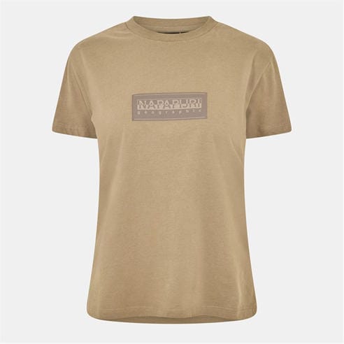 NAPAPIJRI - Box Logo Short Sleeve T-shirt Womens