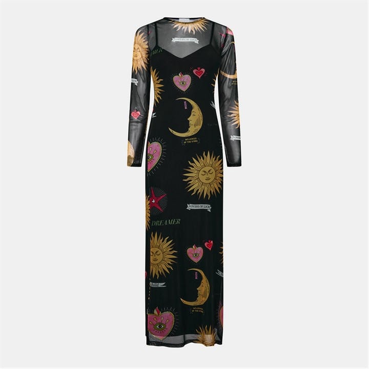 Never Fully Dressed Ever Mystic Mesh Dr Ld54 In Black