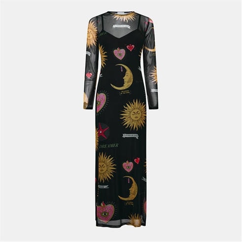 NEVER FULLY DRESSED - Women's Mystic Mesh Maxi Dress